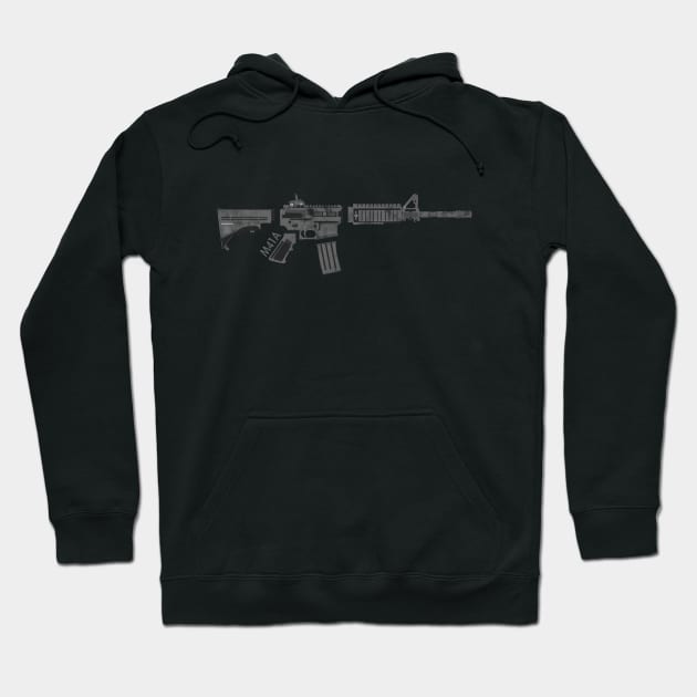 M4A1 smokes Hoodie by fitripe